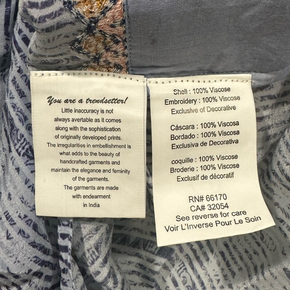 Anthropologie Bhanuni by Jyoti Embroidered + Beaded Halter Top - Picture 7 of 8